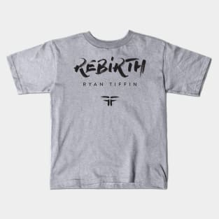 REBIRTH Logo (White) Kids T-Shirt